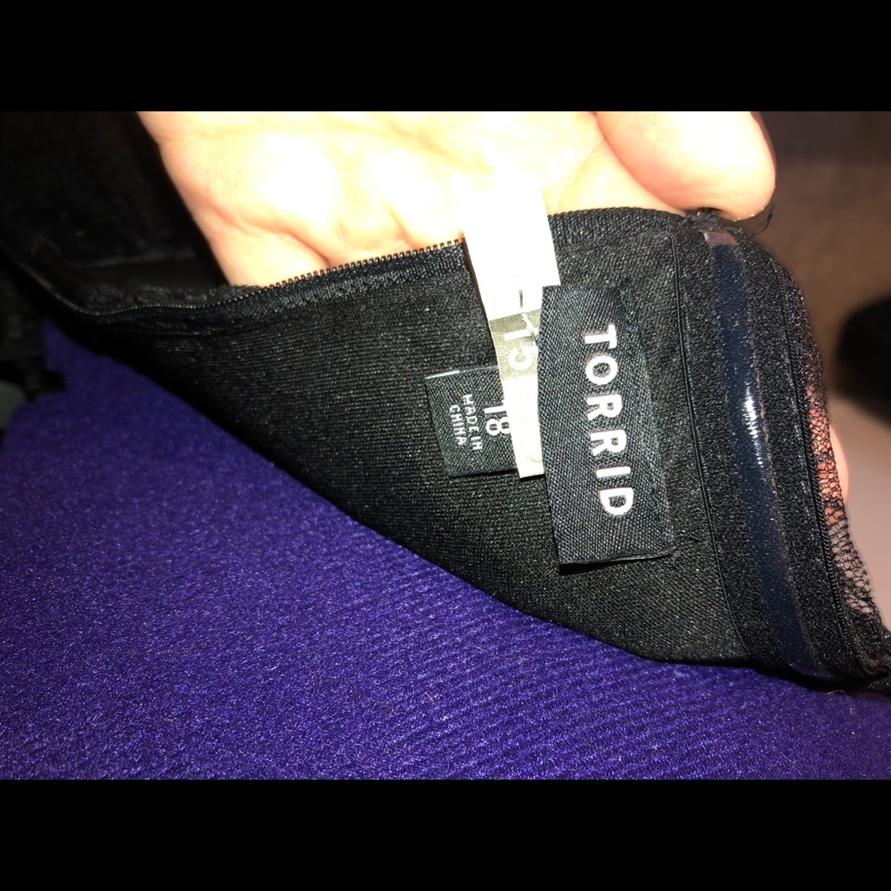 Torrid Black formal dress size 18